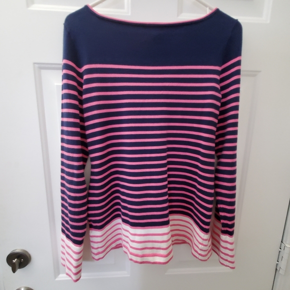 SOLD! Lilly Pulitzer Maria boatneck sweater large - Picture 5 of 5